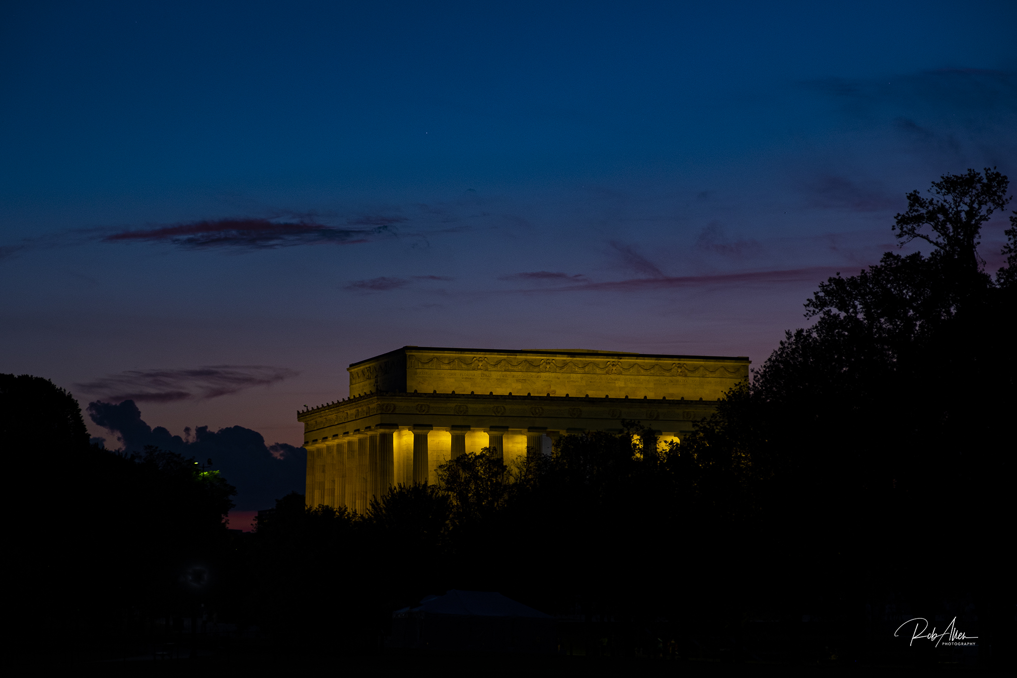Lincoln Memorial Sunset